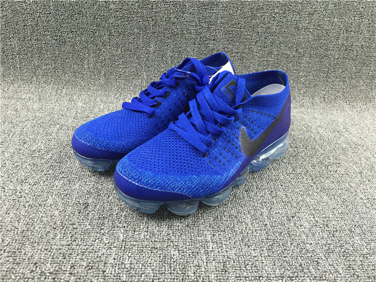 Nike Flyknit Air VaporMax 2018 Men\'s Running Shoes Royal blue Black
